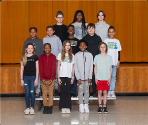 group of students in chess club